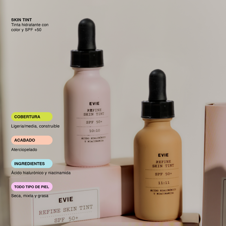Refine Skin Tint - Protector solar, protección SPF 50+