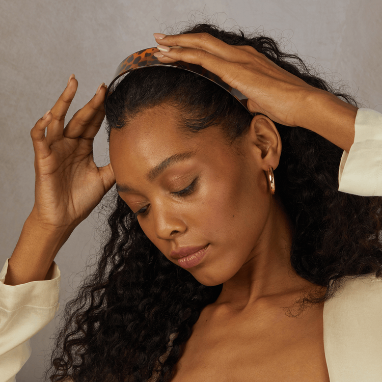 Recycled Plastic Wide Headband Banda para cabello ideal para peinados