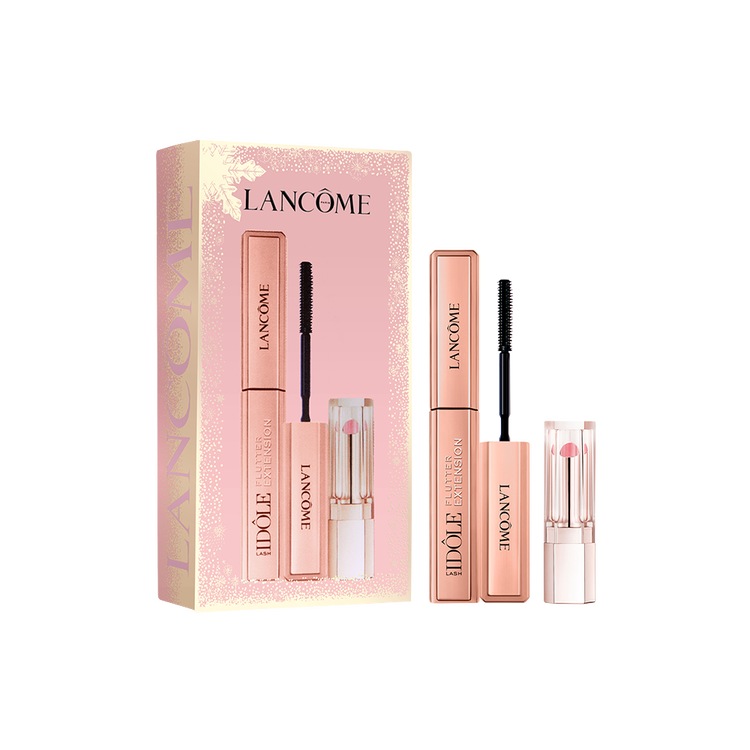 Lancôme Lash Idôle Flutter Extension - Set de regalo, máscara de pestañas + mini lip Idole Butterglow
