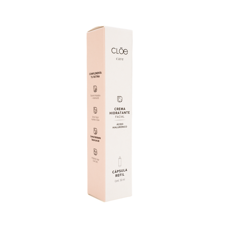 Refil crema hidratante facial, para todo tipo de piel