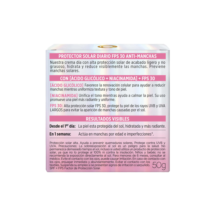 L'Oreal Paris Glycolic Bright Crema Dia Suero facial reduce manchas