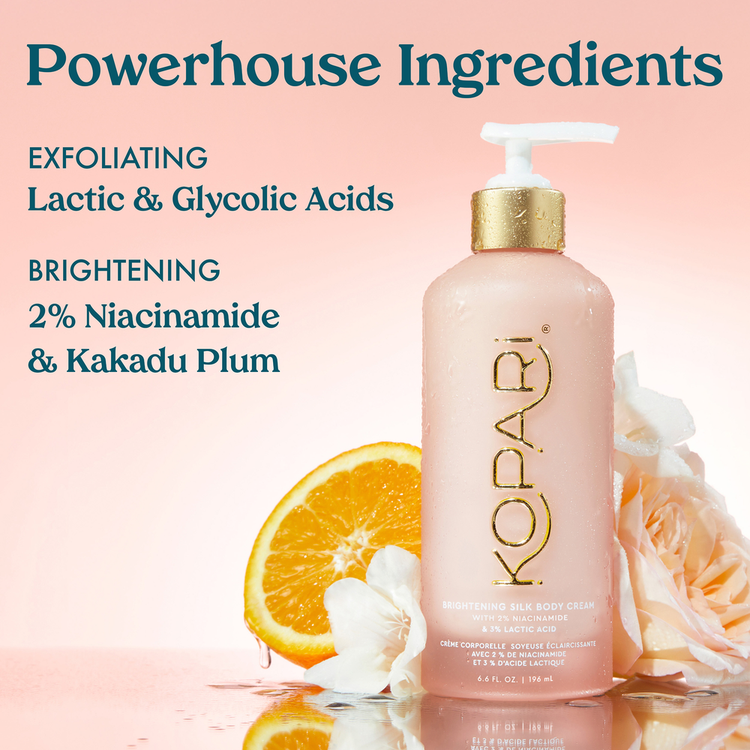 Brightening Silk Crema corporal piel hidratada y luminosa