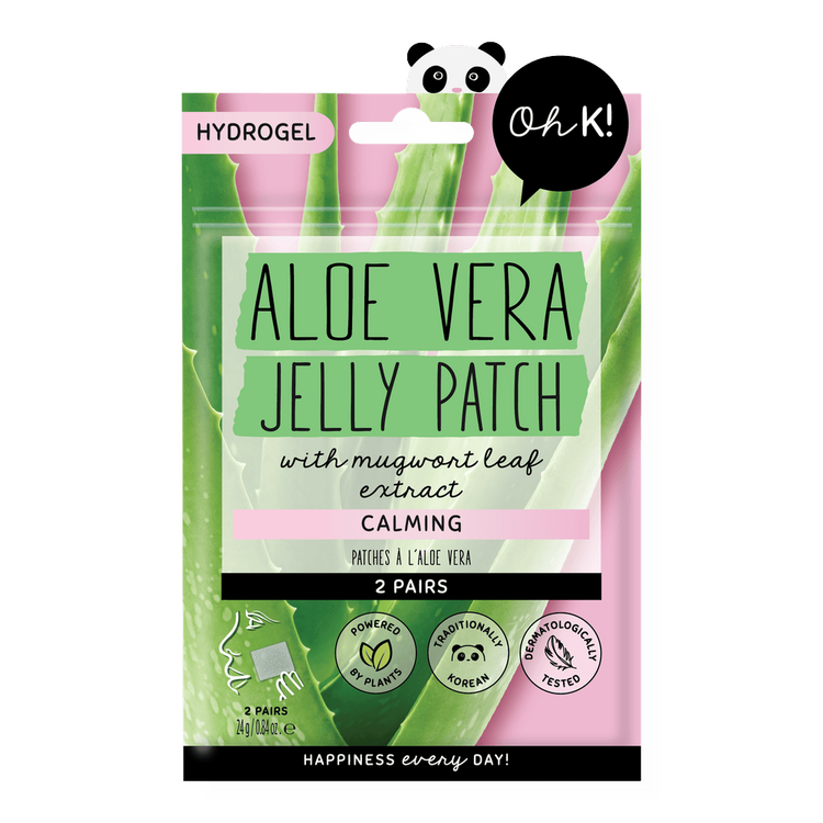 Jelly Aloe Vera Parches de ojos calma y refresca la piel