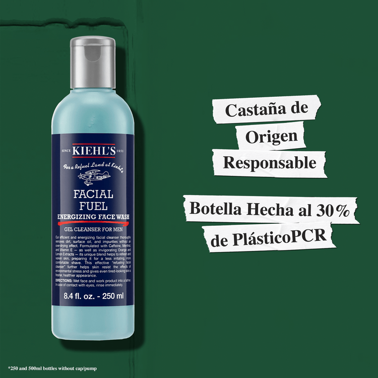 Facial Fuel Limpiador limpiador en gel energizante que no reseca