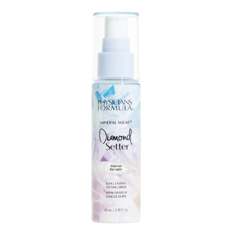 Mineral Wear Setting Diamond Setter Spray para piel sensible