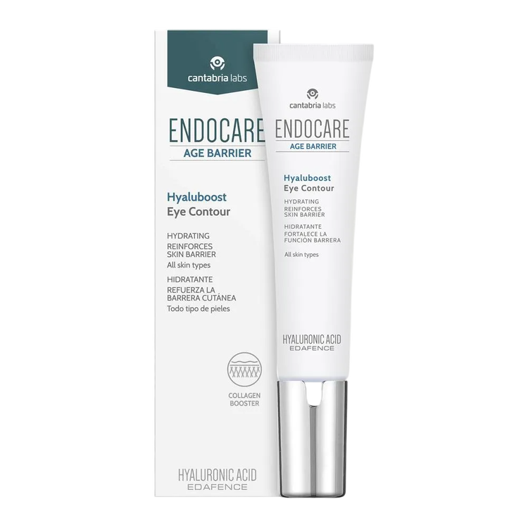 Age Barrier Hyaluboost - Contorno de ojos, suaviza las líneas finas de los ojos