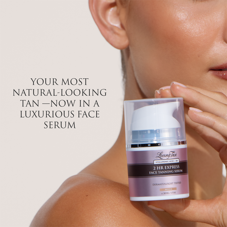 2 Hr Express Face Tanning Suero autobronceador bronceado natural