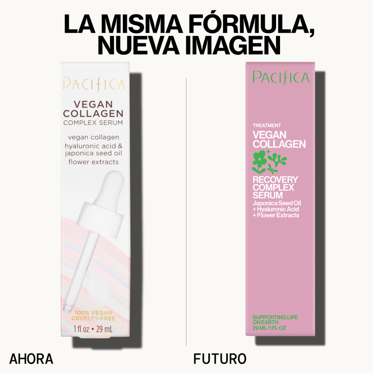 Vegan Collagen Complex Face Suero facial limpiador potencia la hidratación