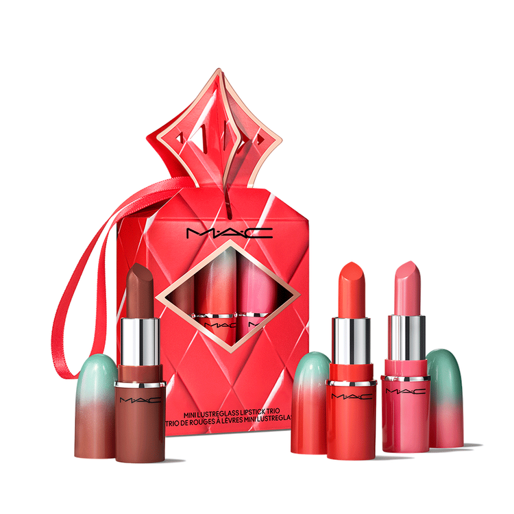 Wildest Gleams Mini Lustreglass Lip Trio - Set de tres labiales mini Lustreglass mini