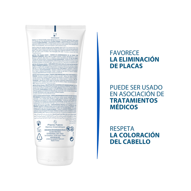 Kertyol P.S.O. Shampoo tratante de descamación severa reduce descamación