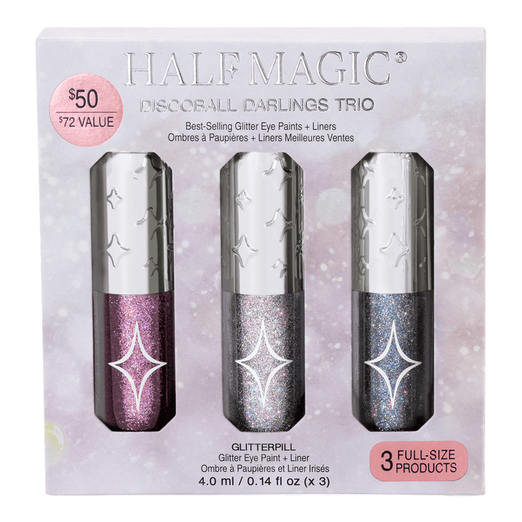 Discoball Darlings Trio - Set de regalo, pintura y delineador de ojos