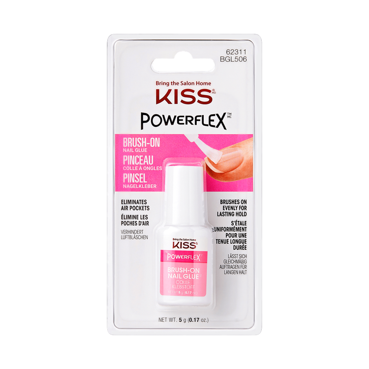 Powerflex Pegamento para uñas colocación en brocha y fórmula de larga duración