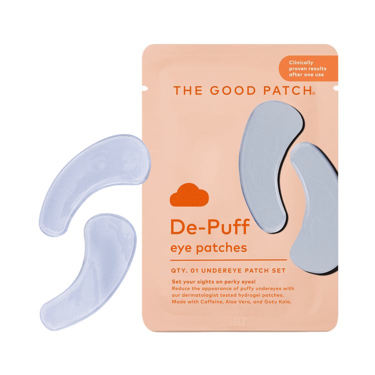 De-Puff Hydrogel - Parches de ojos, refrescantes para el contorno de ojos