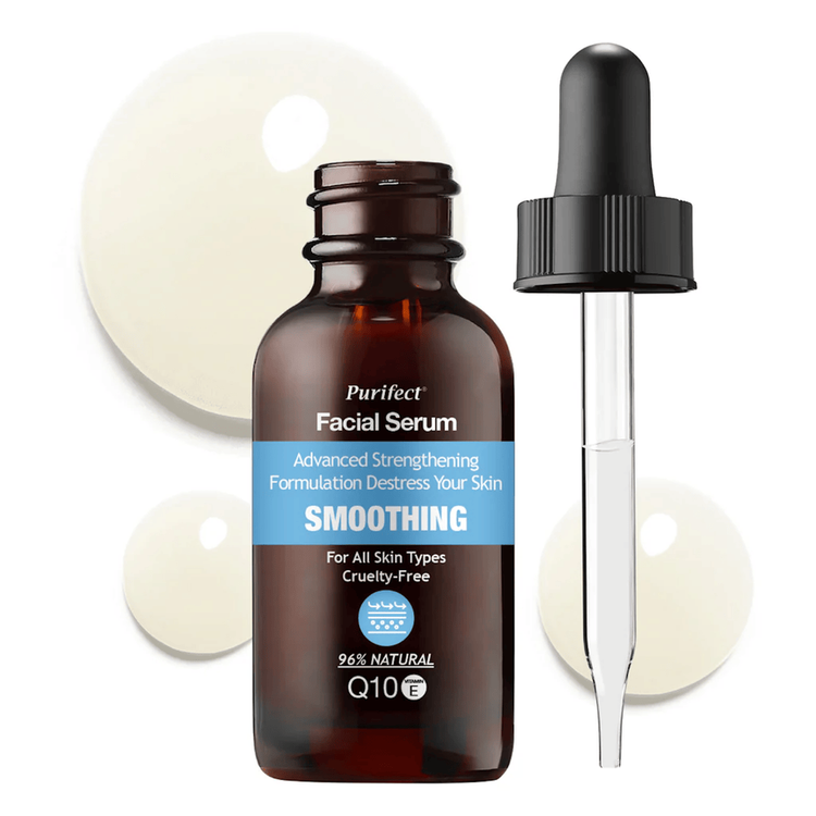 Smoothing Q10 + Vit E - Serum facial, reduce daño solar y repara