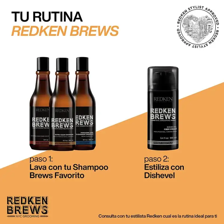 Redken Brews - Crema para peinar, para hombre