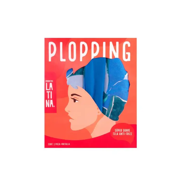 Plopping - Toalla para el cabello, antifrizz
