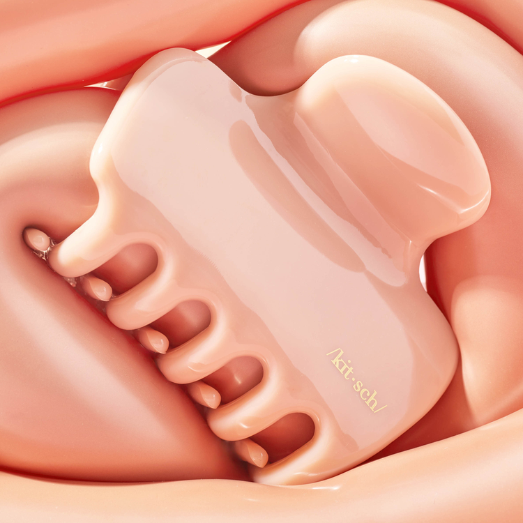 Recycled Plastic Puffy Claw Clip Pinza metálica agarre firme