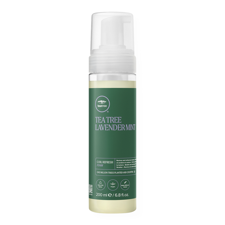 Tea Tree Lavender Mint Curl Refresh Espuma refrescante para rizos devuelve elasticidad y volumen
