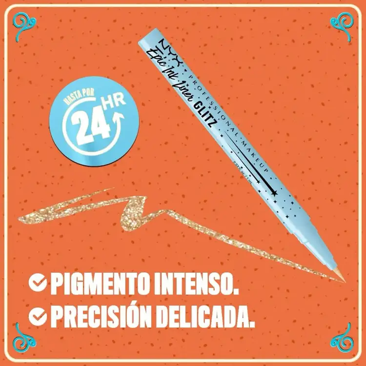 Ginger Baddie Candy Epic Ink Glitz Delineador de Ojos