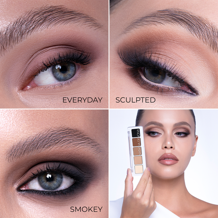 Mini Eye Sculpt - Paleta de sombras, tonos neutros en acabado mate
