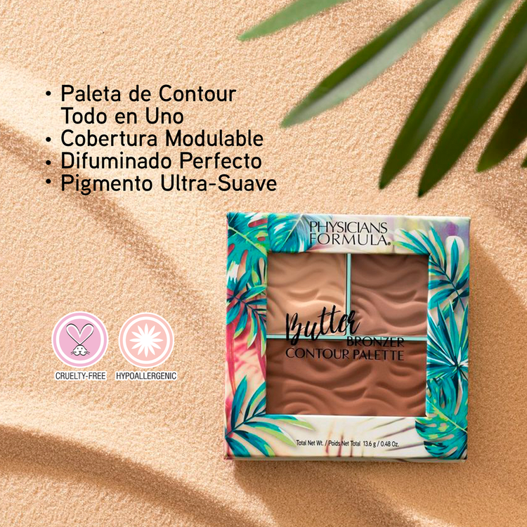 Murumuru Butter Bronzer Contour Palette Paleta de contour broncea y esculpe