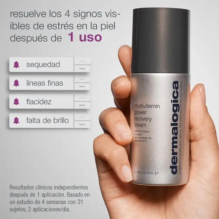 MultiVitamin Power Recovery Cream Crema reparadora humectante anti-estrés, hidrata y protege.