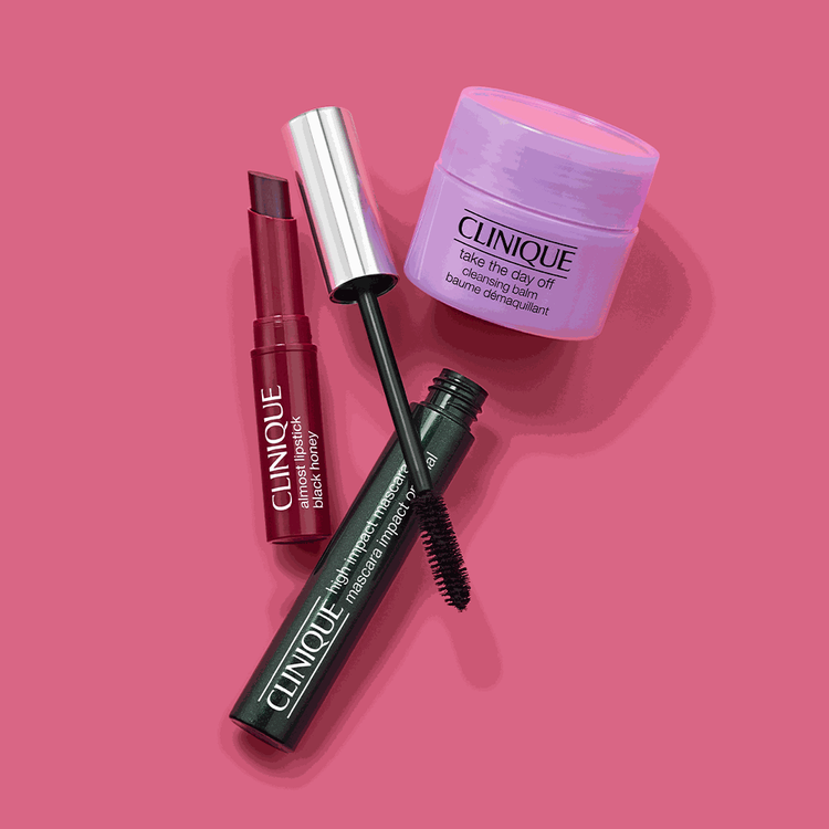 Make Up Bag - Set de regalo, Take the day off + High Impact Mascara + Almost Lipstick