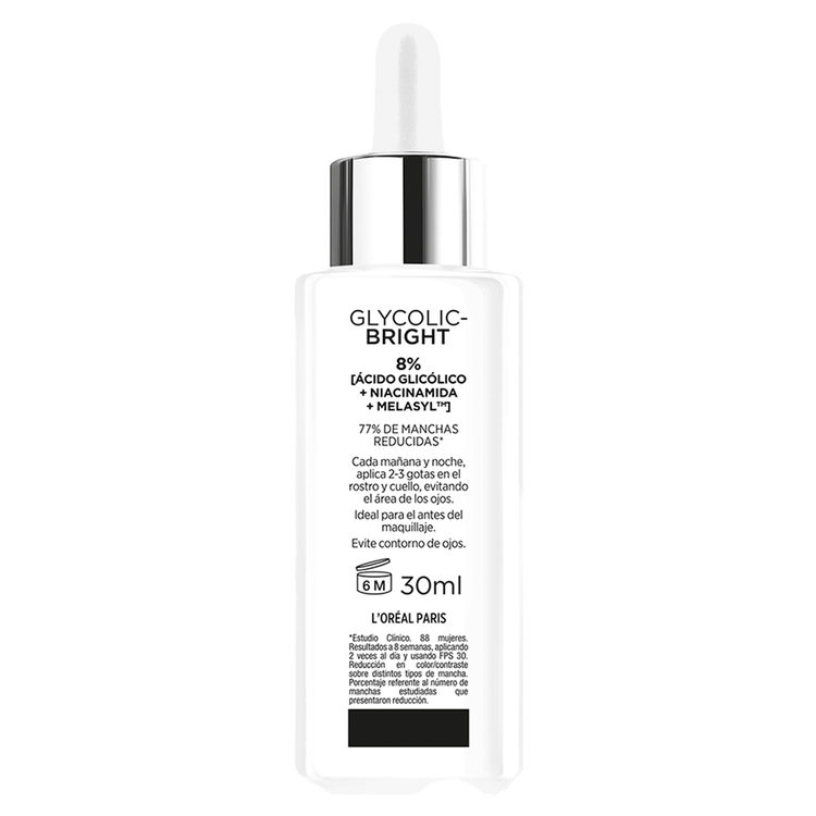 L'Oreal Paris Glycolic Bright Serum Suero facial reduce manchas