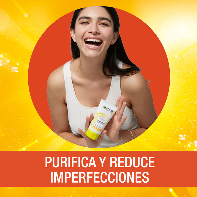 Garnier Skin Gel limpiador purifica y uniformiza el tono de piel