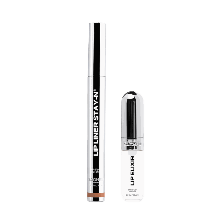 Lip Liner STAY-N® & Lip Elixir Bundle LINE & SHINE - Lip combo, delineador de labios y brillo labial