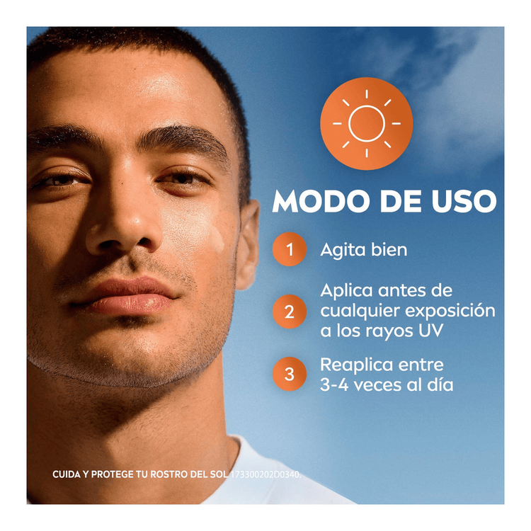 Derma Skin Protector Solar Facial luminosidad inmediata