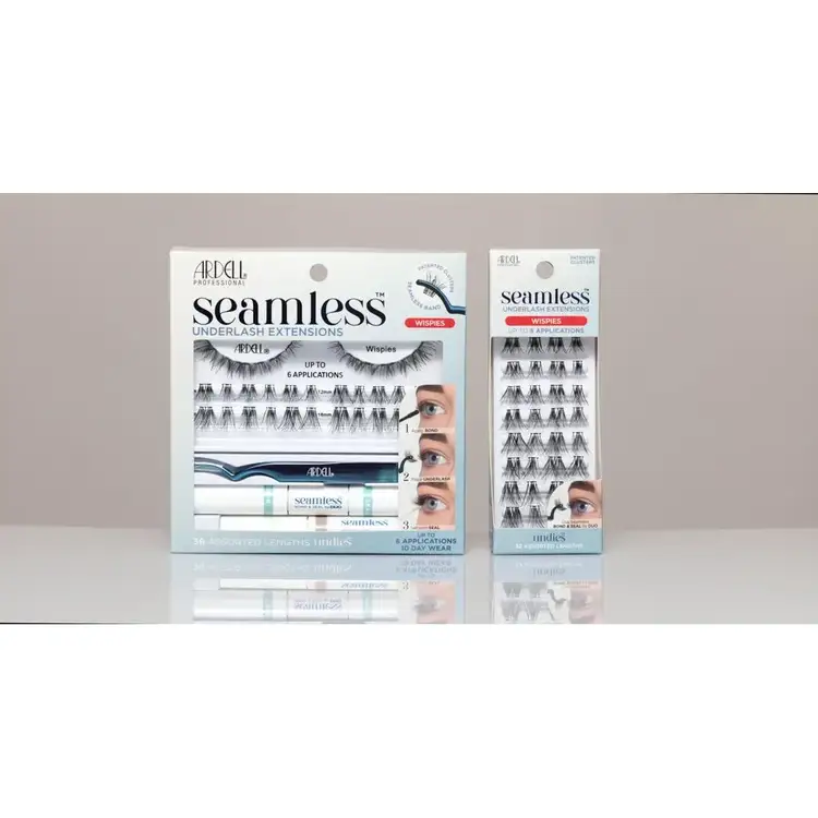 Seamless Underlash Extension Kit - Wispies Extensiones para pestañas inferiores alarga y da volumen sin que se note.