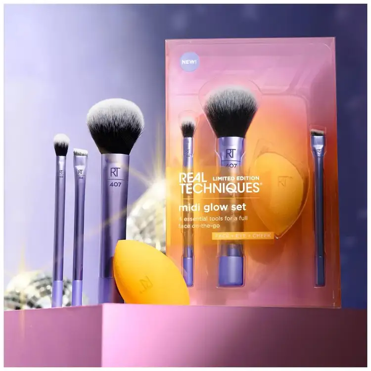 Midi Glow Set - Night Brights Set de brochas