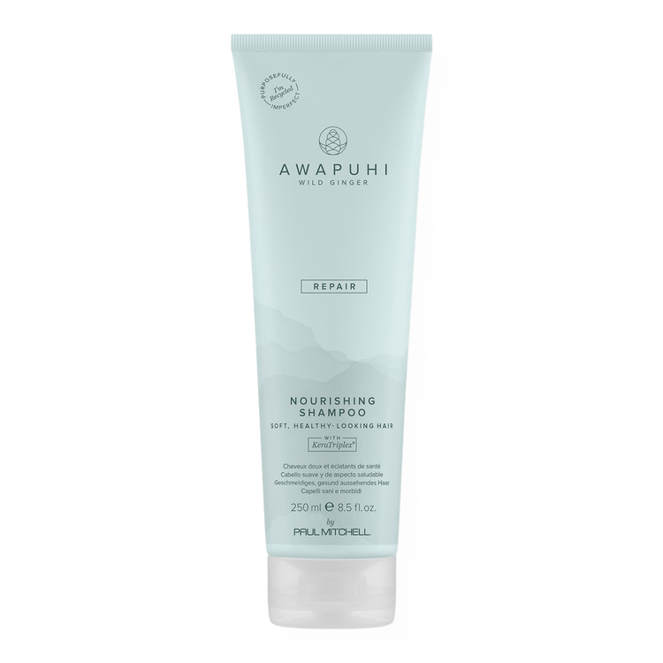 Awapuhi Wild Ginger Nourishing Shampoo repara el cabello dañado
