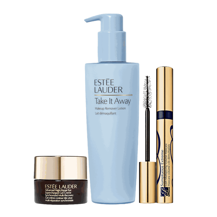 Next Level Lashes - Set de regalo, Advanced Night Repair Eye Cream + Take It Away + Sumptuous Extreme