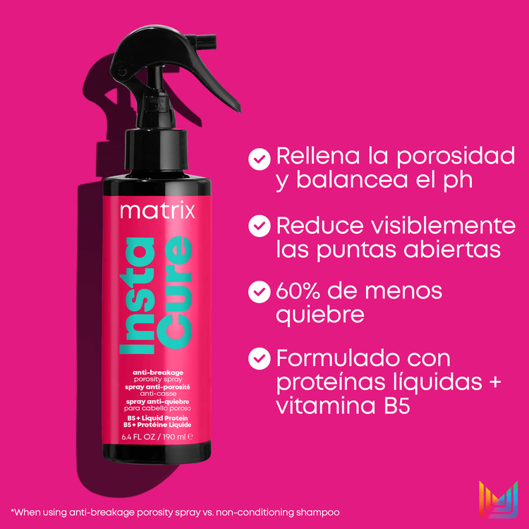 Instacure - Tratamiento capilar, reduce puntas abiertas y frizz