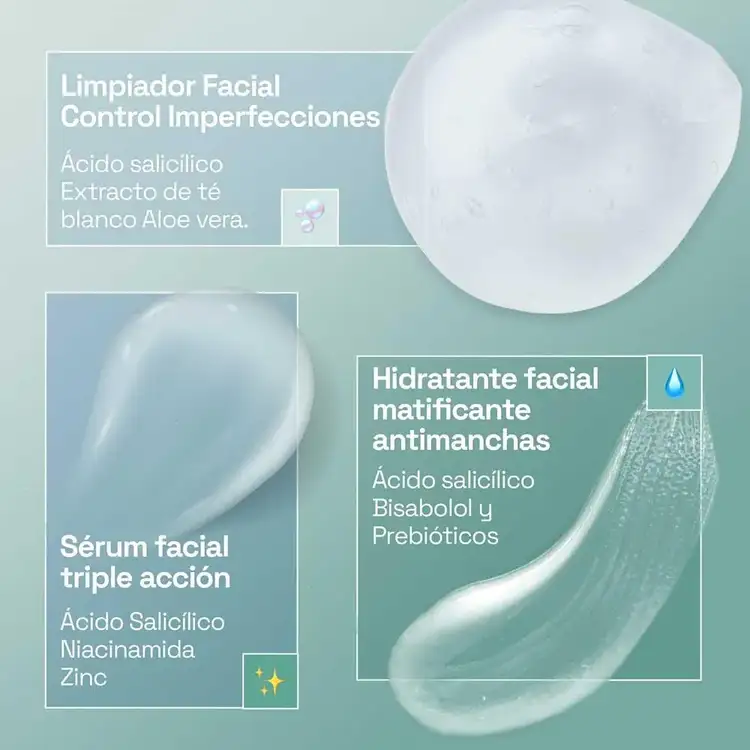 Oil Control Limpiador facial elimina impurezas y reduce imperfecciones