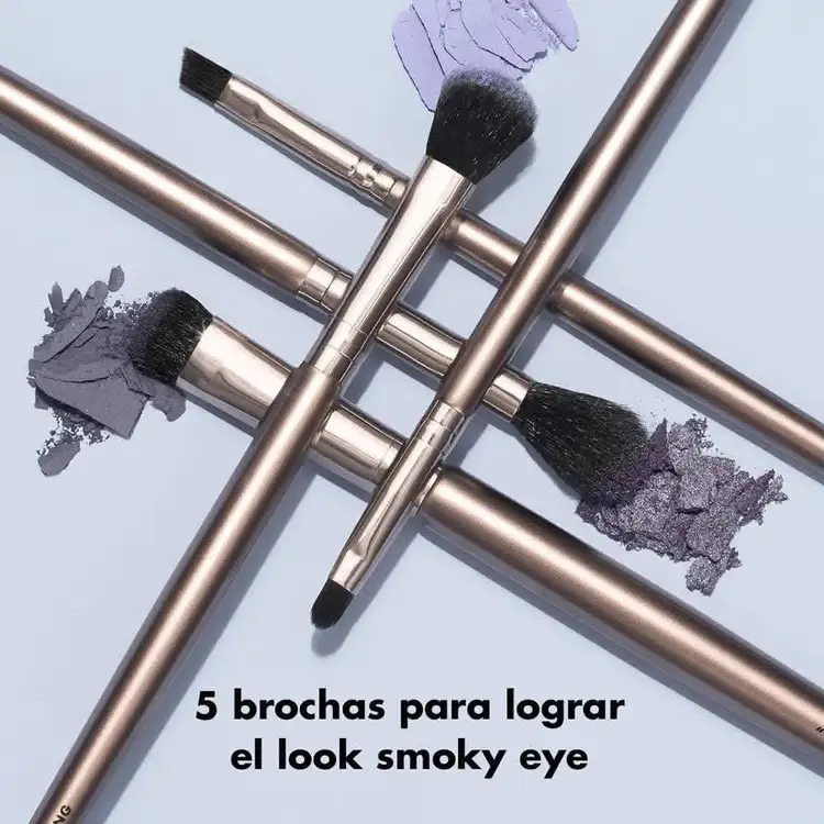 e.l.f. Smoky Eye Brush Kit Juego de 5 brochas de maquillaje para ojos ahumados