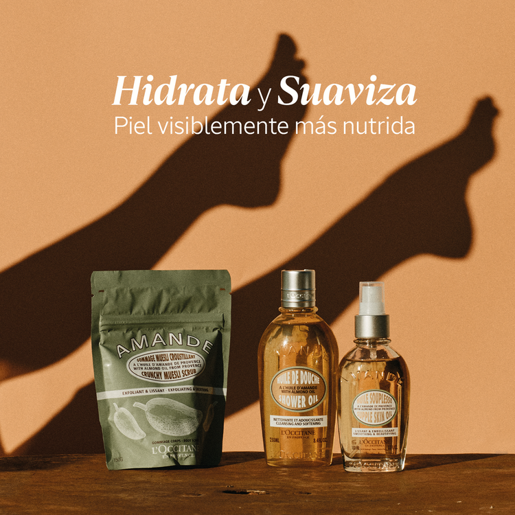 Aceite de ducha, suaviza y embellece la piel